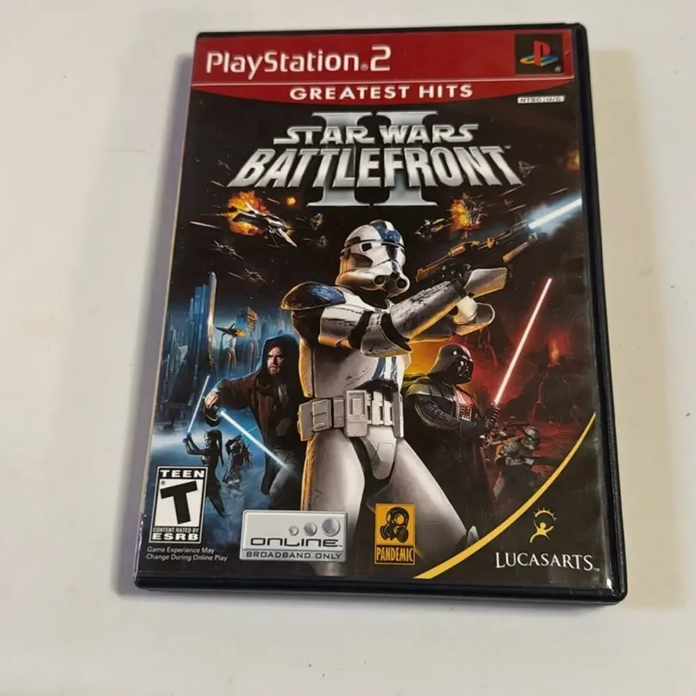 Star Wars: Battlefront II Greatest Hits Sony PlayStation 2 PS2 USED